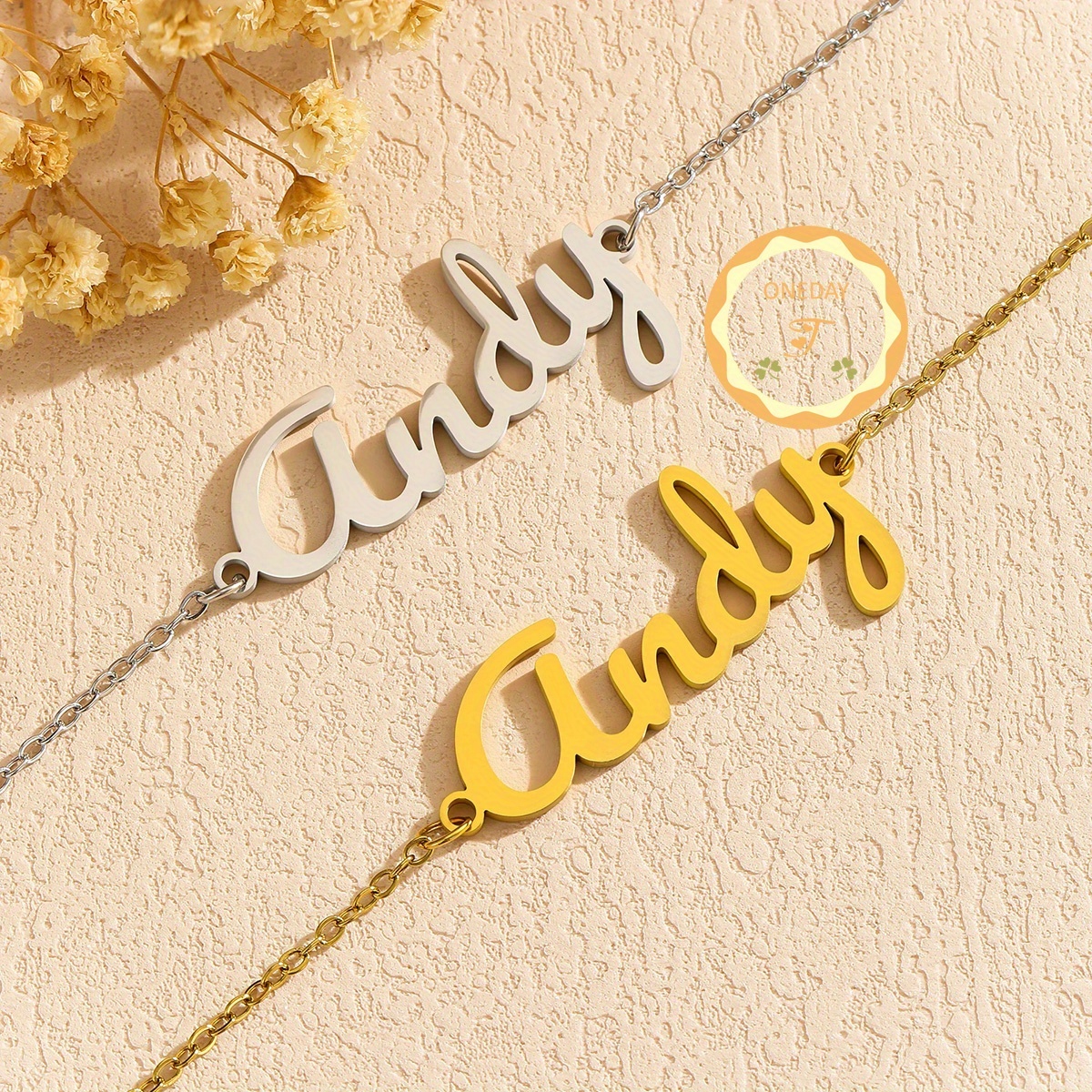 Personalized 304 Stainless Steel Bracelet, Custom Name Gift